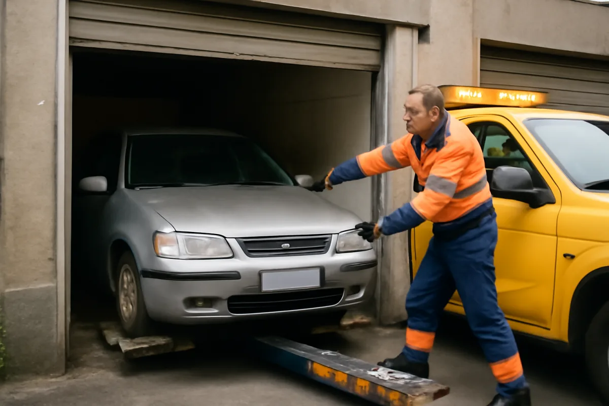 Recupero auto bloccata nel box a Milano: come liberarla senza danni nascosti