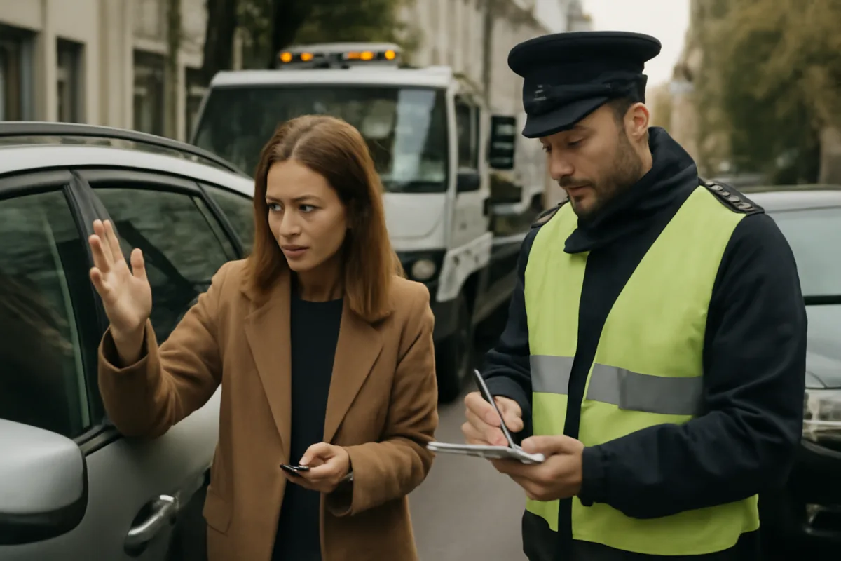 Come evitare la multa durante il recupero auto in doppia fila: la prassi protettiva