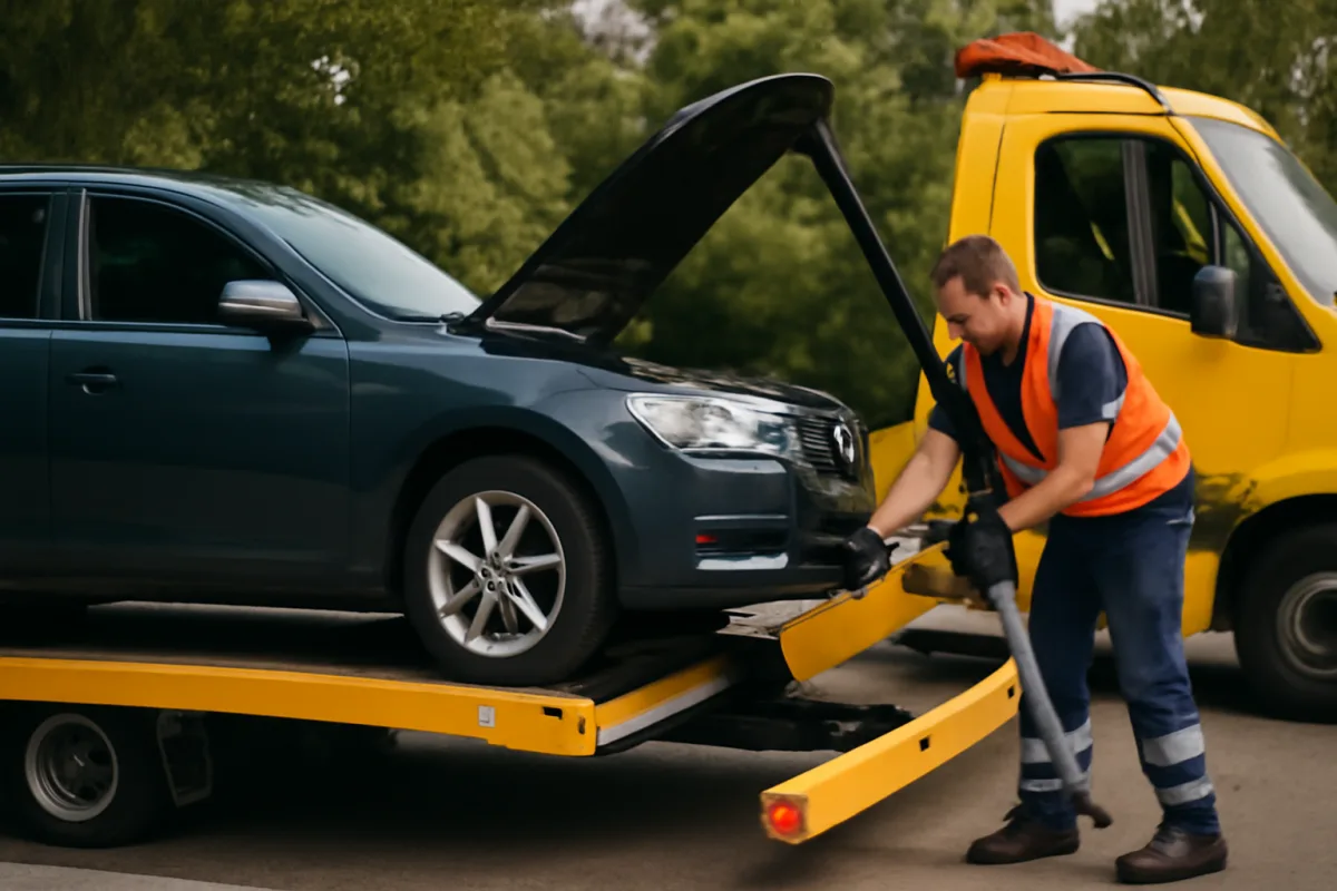Rimozione auto per guasto al motore: il metodo che riduce i rischi di danneggiamento